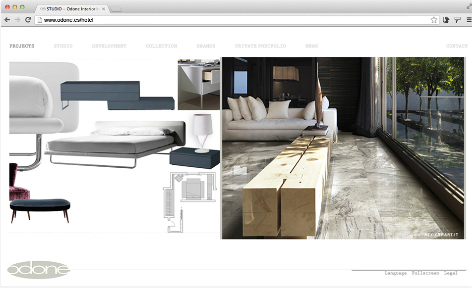 Projects section Odone interiorismo image